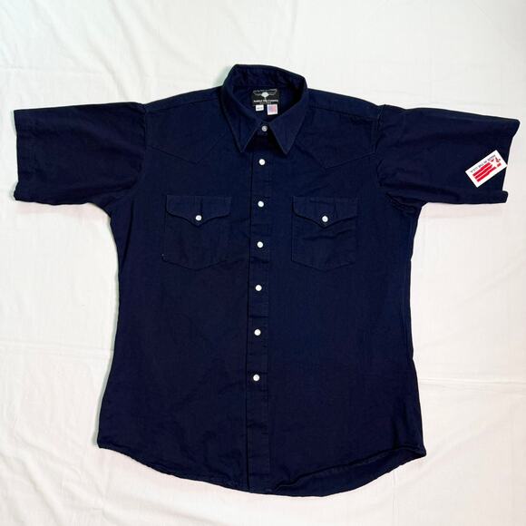 Flying R Ranchwear Heavyweight Pearl Snap Western Shirt - L - Picture 2 of 5